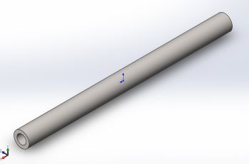 Axle Tube Solidworks model