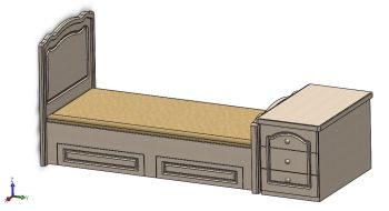 Baby Bed solidworks