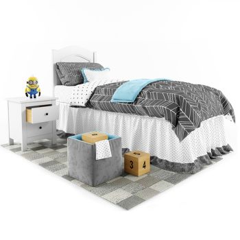 Baby Bed and Accessories 3d File