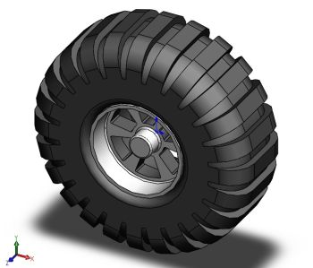 Back Tire Solidworks model
