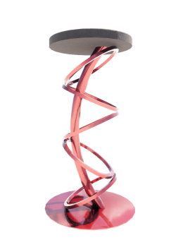 Bar stool with shape leg revit model