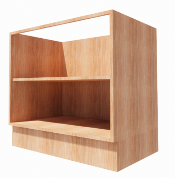 Base Cabinet - Shelf Unit revit model 