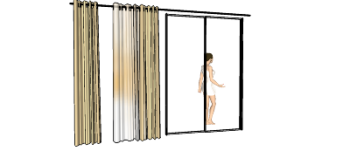 Bathroom curtains(333) skp