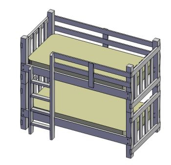 Bed-17 solidworks