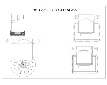 Bed Set for Old Ages .dwg_2