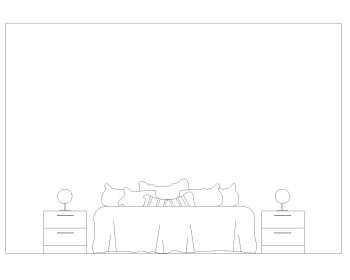 Bedroom Interior Sectional Views .dwg_3