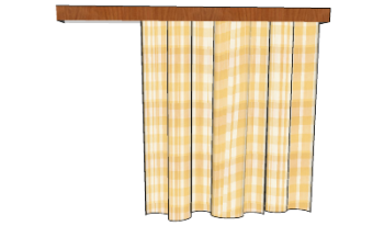 Bedroom curtains(314) skp