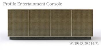 Bernhardt Profile Entertainment Console 3d Model.