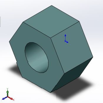 Small Nut solidworks