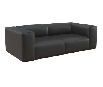 Leather sofa 3ds max model 