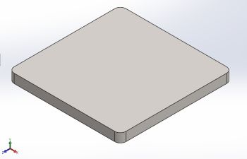 Blind for vertical pipe for CNC Router Machine Solidworks model