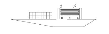 Dibujo de elevación de barco.dwg