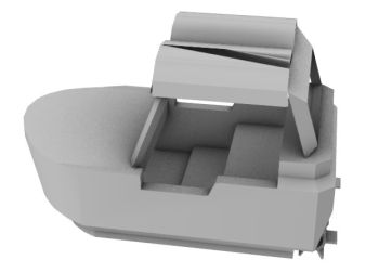 two sitting Boat 3d model .3dm format