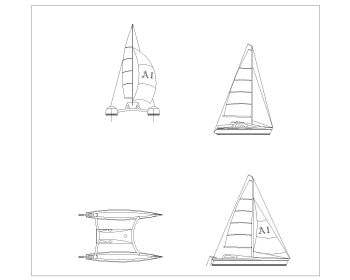 Boats Symbols for AutoCAD .dwg_1