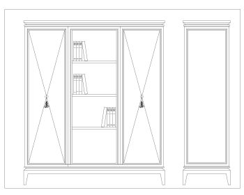 Bookcases & Dressers .dwg_12