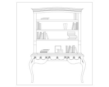 Bookcases & Dressers .dwg_2