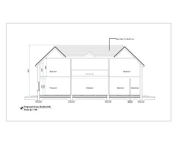 British Standard Smart House Design Section .dwg-D