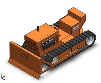 Bulldozer Solidworks Model