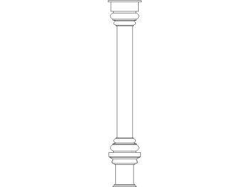 Traditional column_13 .dwg drawing