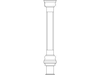 Traditional column_14 .dwg drawing