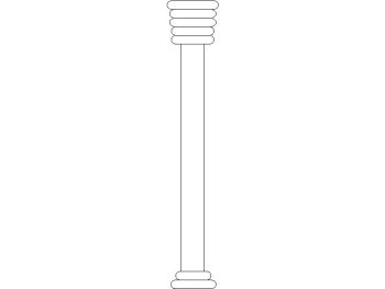 Traditional column_3 .dwg drawing
