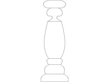 Traditional column_30 .dwg drawing