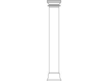 Traditional column_31 .dwg drawing