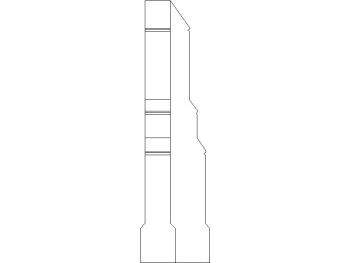 Traditional column_42 .dwg drawing