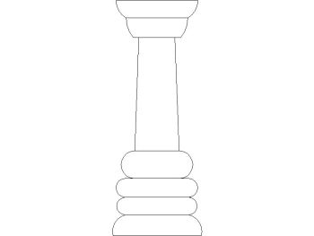 Traditional column_6 .dwg drawing