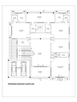 Canadian Style Villa Design Layout Plan .dwg_2