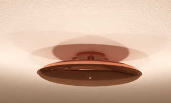Copper ceiling light pendant revit family
