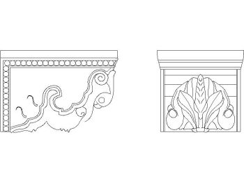 Traditional corbel_9 .dwg drawing
