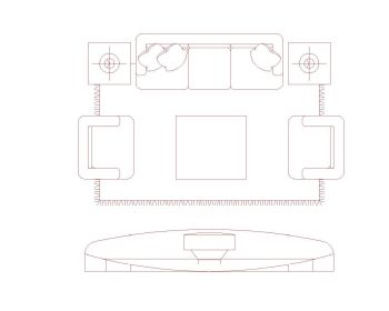Couch Set & Sofa set_19 .dwg