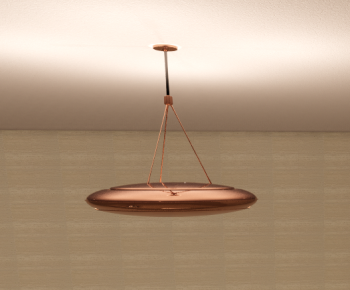 Hanging copper ceiling light pendant revit family