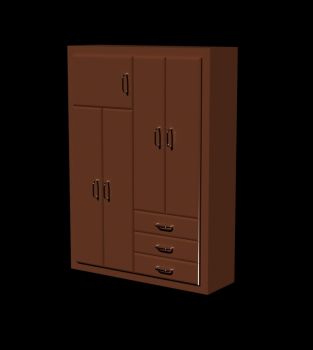 Diseño de gabinete 3D 1