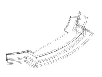 Cantilever Area 3D .dwg