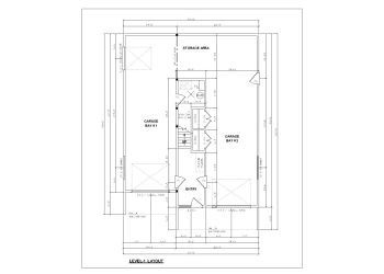 Canadian House Modern Style Layout Plan .dwg_1