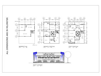 Canadian Style Single Bed House Design .dwg_2