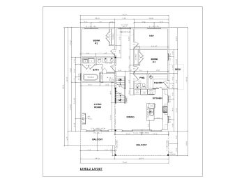 Canadian Style Villa House Design Layout Plan .dwg-2