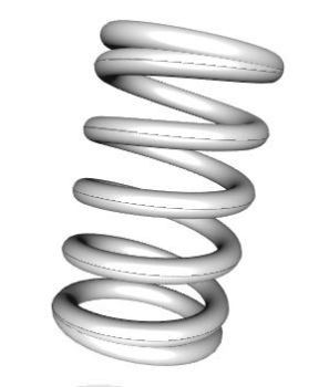  Helical Spring WB(25% compression)  OD 3  LENGTH 5 WIRE DIA  0.4 SOLIDWORKS FILE