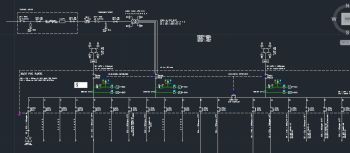 Unterstations-Einzelliniendiagramm