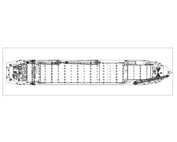 Cargo Ship for Sea & Artificial Island .dwg_3