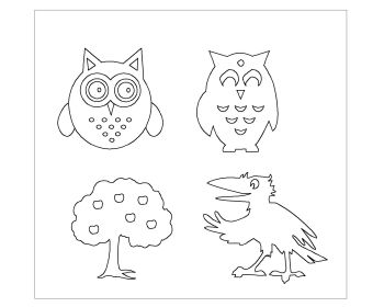 Cartoon & Animals Symbols .dwg_8