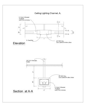 Ceiling Lighting Channel, A