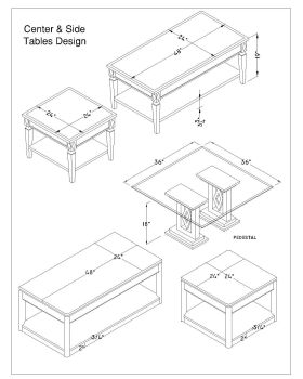 Center & Side Tables Design