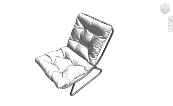 带棕色椅子的椅子Revit模型