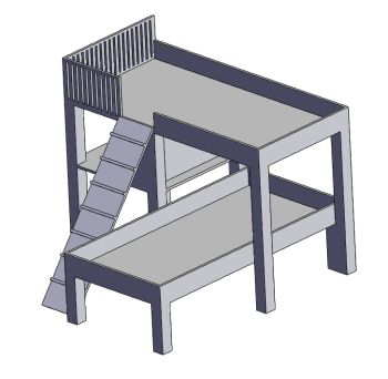 Child bed solidworks