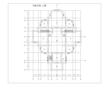 Church Design Byzantine Style Layout Plan .dwg_3