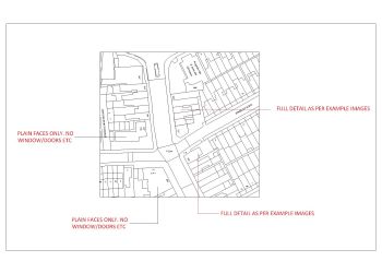 City Area Map in AutoCAD .dwg