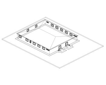 Clinic Idea - 3D View in AutoCAD .dwg